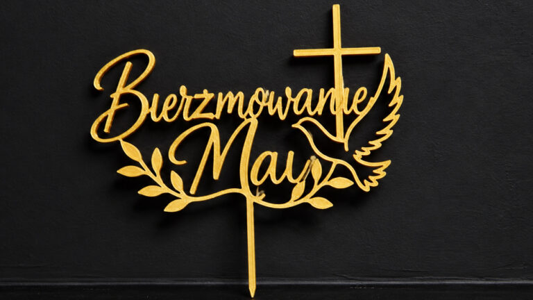 Personalizowany topper na tort
