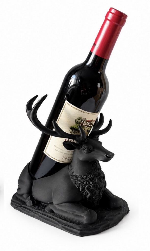 Stojak na wino jeleń